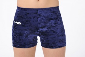 Mini-short velours marine